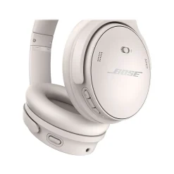 QuietComfort 45 Wireless Active Noise Canceling On-Ear Headphones, Bluetooth, White (866724-0200)<Bose Hot