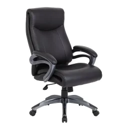 Office Chairs*Boss Office Products Boss Double Layer Executive Chair, Black (B8661)