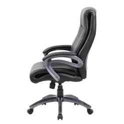 Office Chairs*Boss Office Products Boss Double Layer Executive Chair, Black (B8661)