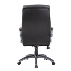 Office Chairs*Boss Office Products Boss Double Layer Executive Chair, Black (B8661)