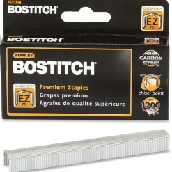 Staples|Bostitch B8 PowerCrown EZ Squeeze 75 Staples for B875 Staplers, 1,200/Box (STCR75XHC)