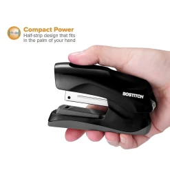 Staplers|Bostitch Desktop Stapler, 40-Sheet Capacity, Staples Included, Black (B175-BLK)