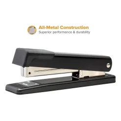 Staplers|Bostitch Classic Metal Desktop Stapler, 20 Sheet Capacity, Black (B515BK)