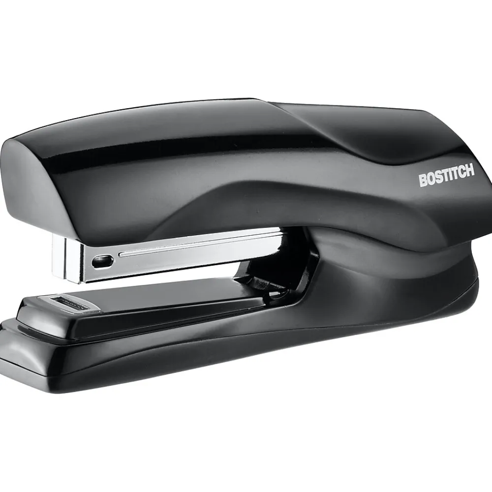 Staplers|Bostitch Handheld Stapler, 40-Sheet Capacity, Staples Included, Gloss Black (B275R-BLK)
