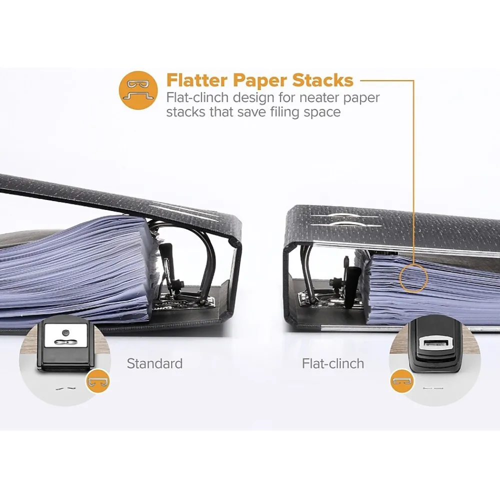 Staplers|Bostitch Handheld Stapler, 40-Sheet Capacity, Staples Included, Gloss Black (B275R-BLK)