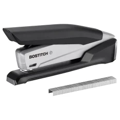 Staplers|Bostitch InPower 25 Desktop Stapler, 25-Sheet Capacity, (PPR1100) Black/Gray