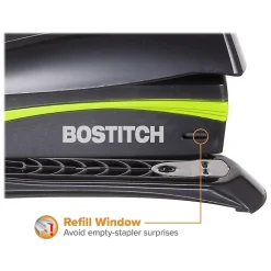 Staplers|Bostitch Inspire Desktop Stapler, 20-Sheet Capacity, Staples Included, Black (1429-BLK)