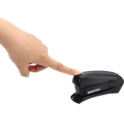 Staplers|Bostitch Inspire Desktop Stapler, 15-Sheet Capacity, Staples Included, Black (AMAX1493)