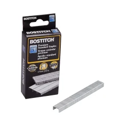 Staples|Bostitch Premium 1/4" Length Standard Staples, Full Strip, 5000/Box (SBS191/4CPR)