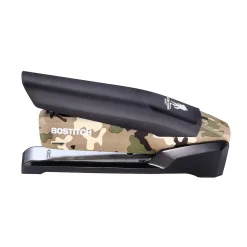 Staplers|Bostitch Wounded Warrior EZ Squeeze Desktop Stapler, 28-Sheet Capacity, Staples Included, Black/Camouflage (INP28-WW)