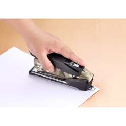 Staplers|Bostitch Wounded Warrior EZ Squeeze Desktop Stapler, 28-Sheet Capacity, Staples Included, Black/Camouflage (INP28-WW)