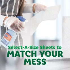 Bounty Select-A-Size Double Roll Paper Towels, 2-ply, 90 Sheets/Roll, 24 Rolls/Pack (66539/5815)