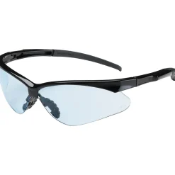 Bouton Optical Safety Glasses, Adversary, Black Frame, Light Blue Lens, Anti-scratch (250-28-0003)