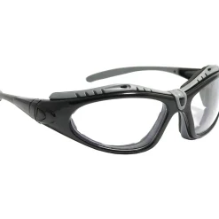 Bouton Optical Safety Goggles, Fuselage, Black Frame, Clear Lens, Antifog, Anti-Scratch (250-50-0420)