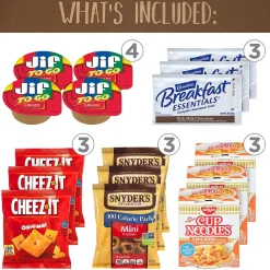 Break Box Dorm Room Survival Snack Box, 55 Items/Box (700-00014)