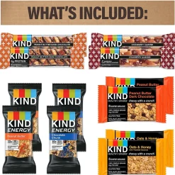 Break Box KIND® Bar Snack Mix, Variety Flavors, 22/Box (700-S0021)