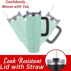 Geojug Stainless Steel Double Walled Tumbler Cup, 40 oz., Blue (CMB-1200BL)<Brentwood Online