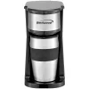 Brentwood Portable Single-Serve Coffee Maker with 14-Oz. Travel Mug, Black (TS-113BK)