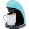 Brentwood Single-Serve Coffee Maker with Mug, Blue (TS-112BL)