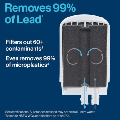 Brita On Tap Water Filtration System Faucets Replacement Filters, White (36309)