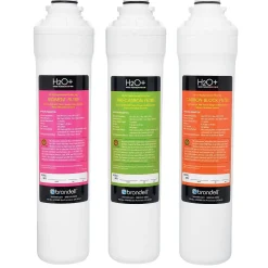 Brondell H2O+ Coral 600 Gallon Three-Stage Replacement Filter White (UF-35)