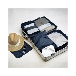 12.2" 6-Piece Polyester Travel Pouch Set, Blue (BNPC0001)<Brookstone Best