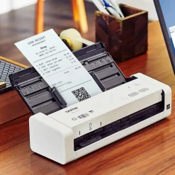 Brother ADS-1200 Micro USB Duplex Document Scanner, White (ADS1200)