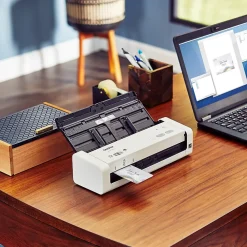 Brother ADS-1200 Micro USB Duplex Document Scanner, White (ADS1200)