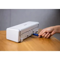 Brother ADS-1350W Duplex Portable Document Scanner, White/Black