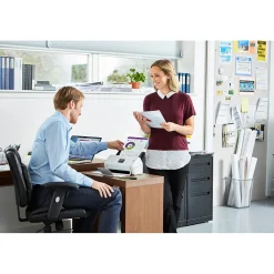 Brother ADS-2700W Refurbished Wireless Color Duplex Desktop Document Scanner, White
