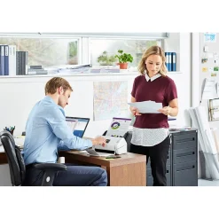 Brother ADS-2700W Refurbished Wireless Color Duplex Desktop Document Scanner, White