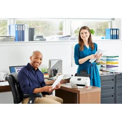 Brother ADS-2700W Refurbished Wireless Color Duplex Desktop Document Scanner, White