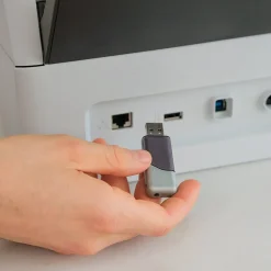 Brother ADS3300W Wireless Duplex Document Scanner, White/Black