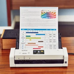 Brother Desktop Scanner for Documents, Wireless, White (ADS-1700W)