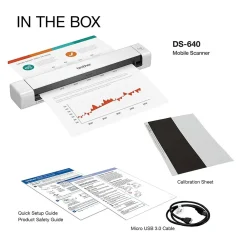 Brother DSmobile DS-640 Portable Scanner White