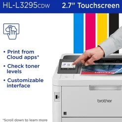 Brother HL-L3295CDW Wireless Compact Digital Color Printer, Refresh Subscription Eligible