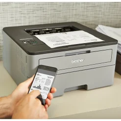 Brother HL-L2350DW Wireless Monochrome Laser Printer, Refurbished