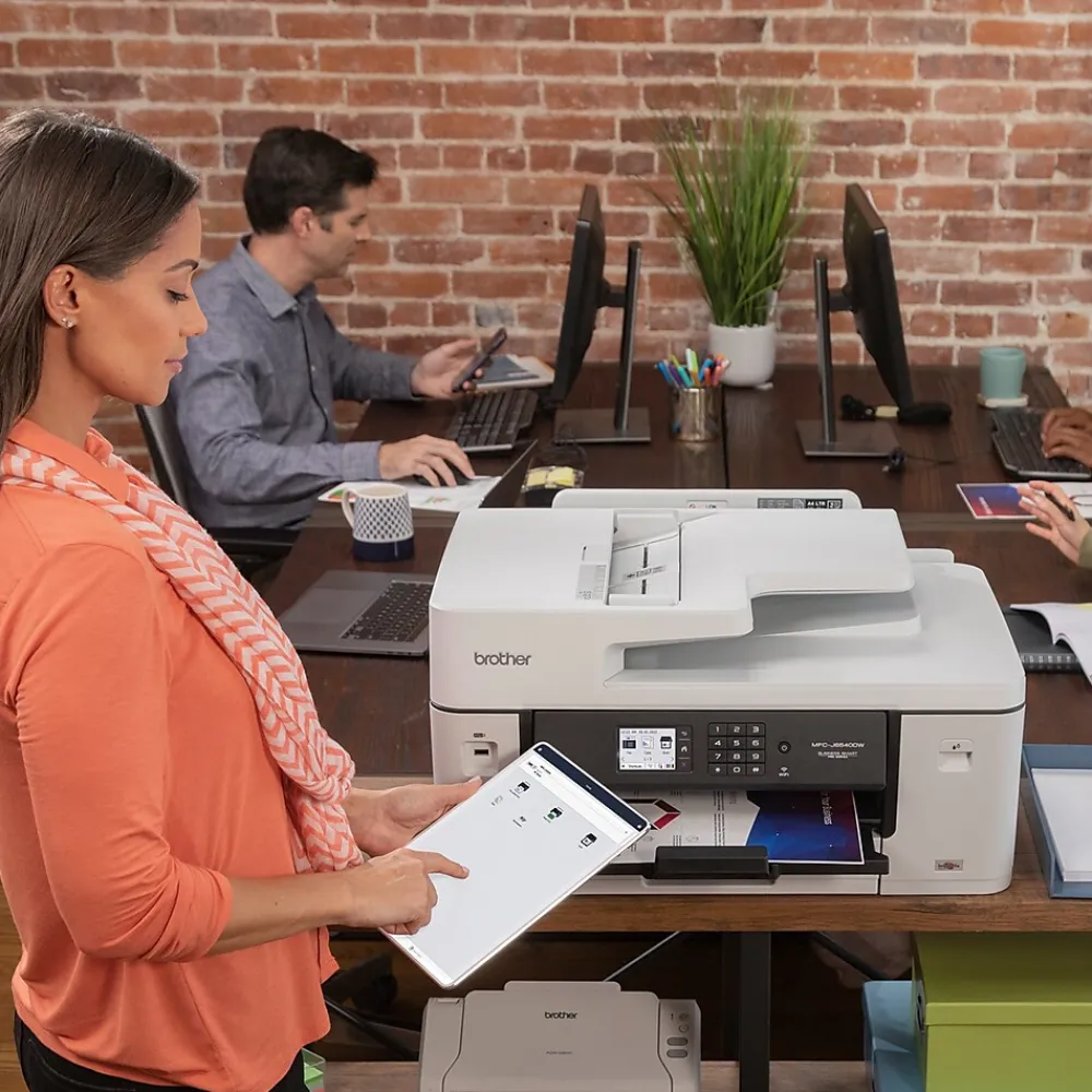 Brother MFC-J6540DW Color Inkjet All-in-One Print, Copy, Scan, Fax up to 11”x17” (Ledger) Size Paper