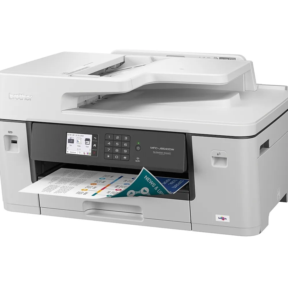 Brother MFC-J6540DW Color Inkjet All-in-One Print, Copy, Scan, Fax up to 11”x17” (Ledger) Size Paper