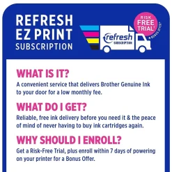 Brother MFC-J1170DW Wireless Color Inkjet Printer, All-In-One, Print, Scan, Copy, Fax