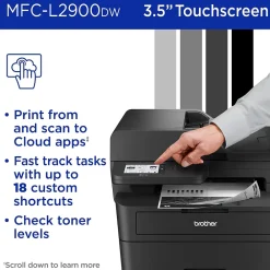 Brother MFC-L2900DW New Laser Printer, All-In-One, Print, Scan, Copy, Fax