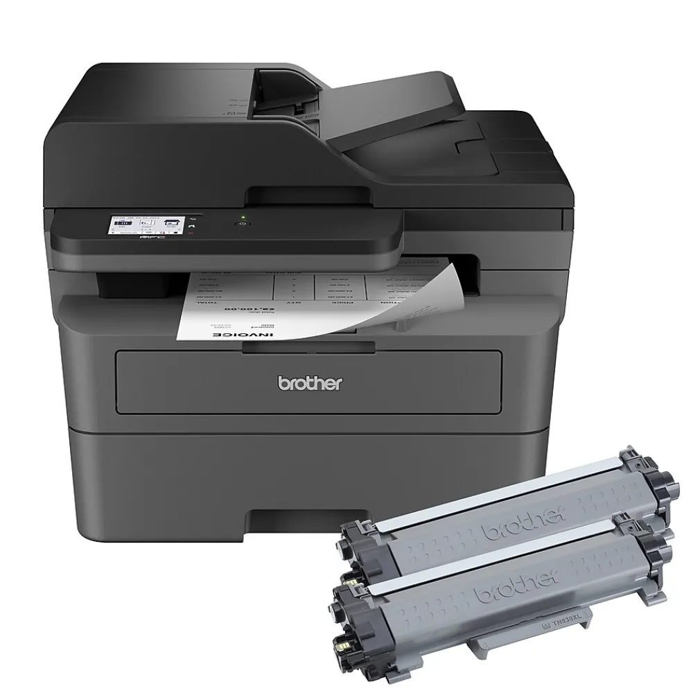 Brother MFC-L2820DW XL Wireless Compact Monochrome All-in-One Laser Printer