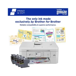 Brother Print & Cut MFC-J1800DW Wireless Color Inkjet Printer, All-In-One, Print, Scan, Copy, Fax