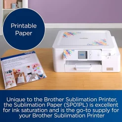 Brother Sublimation Printer and Craft Express Elite Auto Heat Press Bundle, Kitchen Gifts