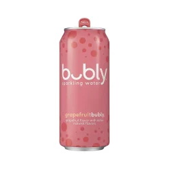Bubly Grapefruit Flavor Sparkling Water, 12 fl. oz., 8 Cans/Pack, 3 Packs/Carton (17147)