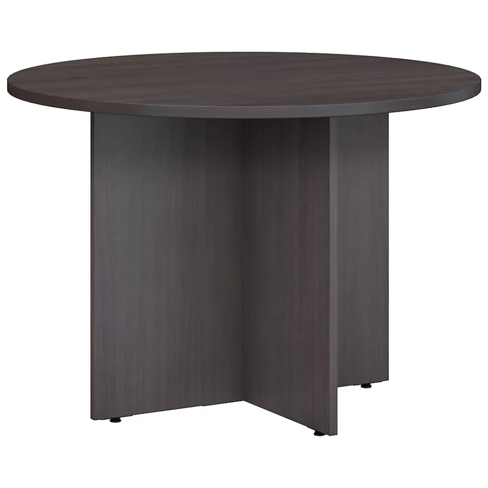 Conference Room Tables*Bush Business Furniture 42" Round Conference Table, (99TB42RSG) Storm Gray