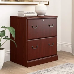 File Cabinets*Bush Business Furniture Arlington 2-Drawer Lateral File Cabinet, Harvest Cherry (WC65554-03)