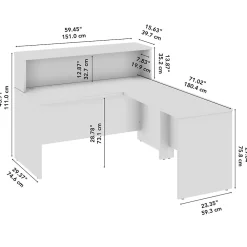 L-Desks*Bush Business Furniture Arrive 60