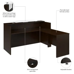 L-Desks*Bush Business Furniture Arrive 72