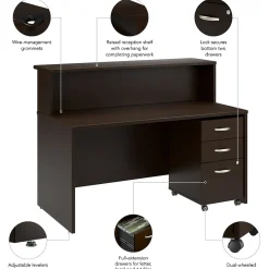 Office Desks*Bush Business Furniture Arrive 60